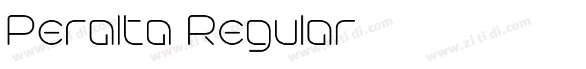 Peralta Regular字体转换 Peralta Regular字体转换